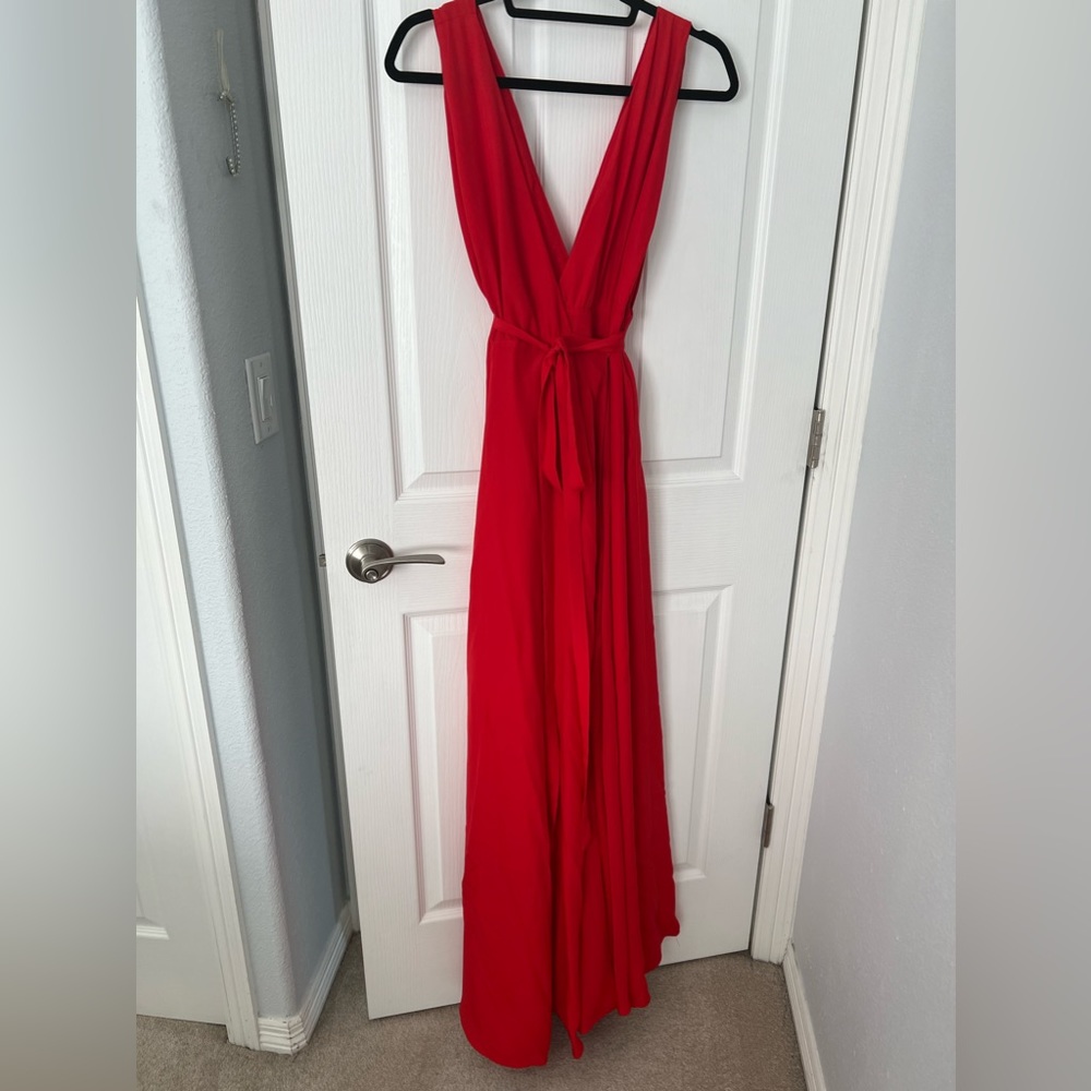 Gorgeous red wrap dress. Lovers + Friends brand, size 10